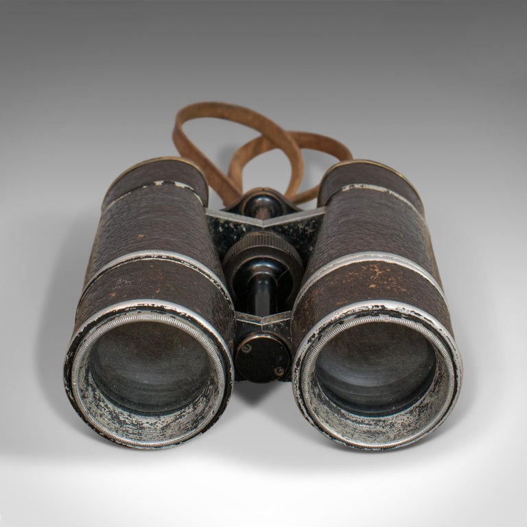 Vintage Pair of Binoculars, German, 12x Magnification, Busch Prisma