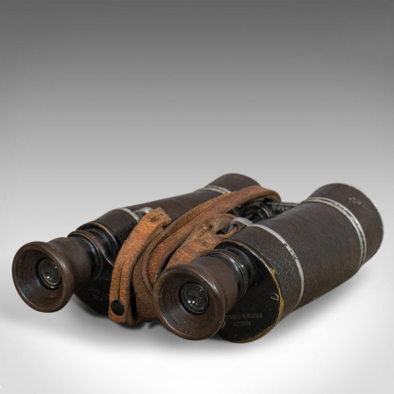 Vintage Pair of Binoculars, German, 12x Magnification, Busch Prisma