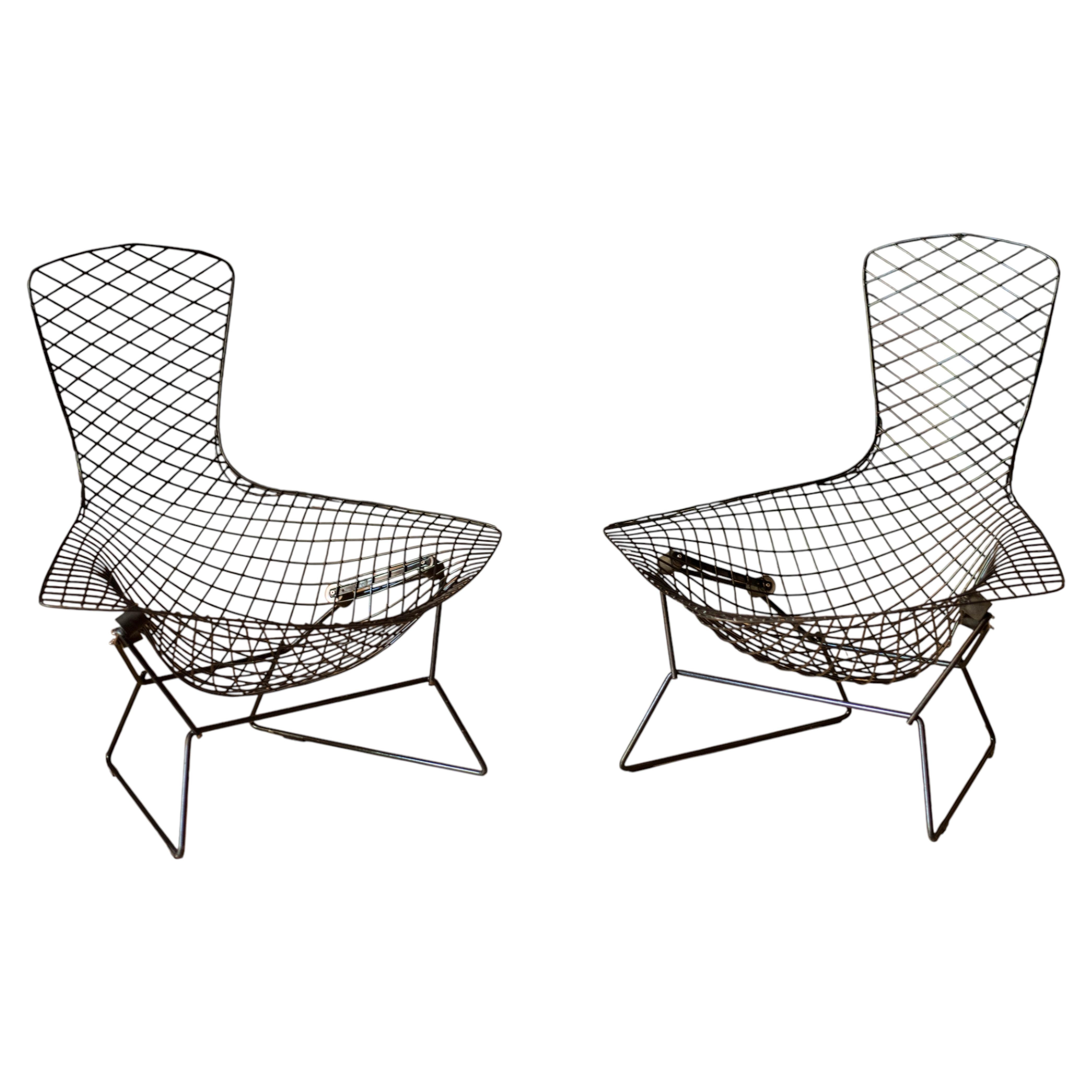 Sedia Bird Ottoman di Bertoia