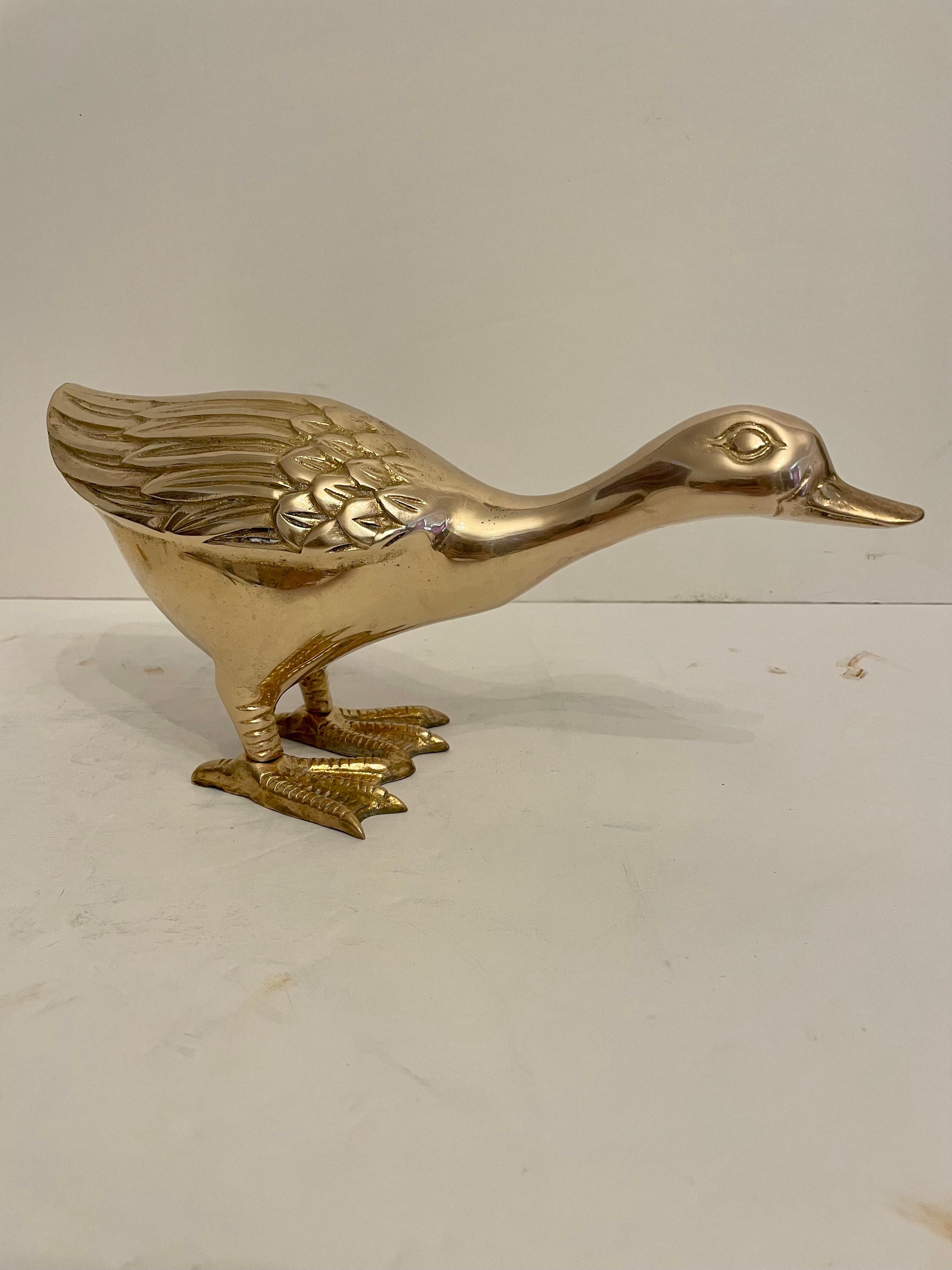 brass ducks vintage