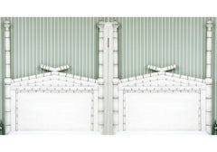 Vintage Pair Of Brighton Style Faux Bamboo Twin Poster Headboards