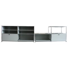 Vintage Pair of Cabinets / Credenzas by Fritz Haller for USM Haller, Switzerland