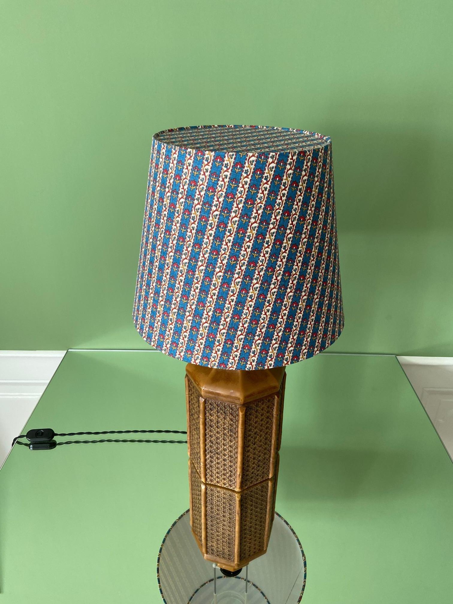Vintage Pair of Ceramic Table Lamps, France 20th Century In Good Condition In Copenhagen K, DK