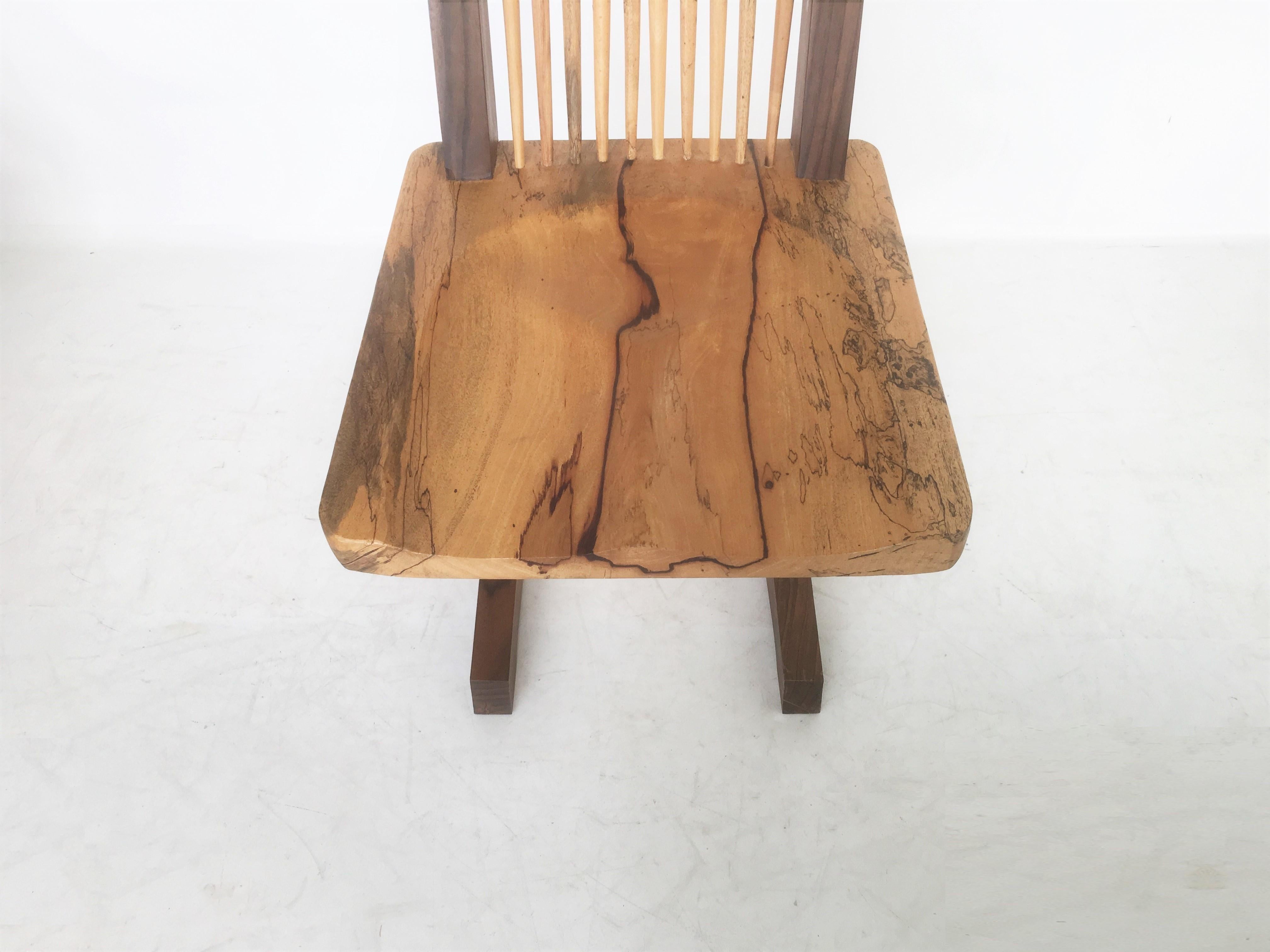 Vieille paire de chaises conoïdes:: d'après George Nakashima Bon état - En vente à Dallas, TX