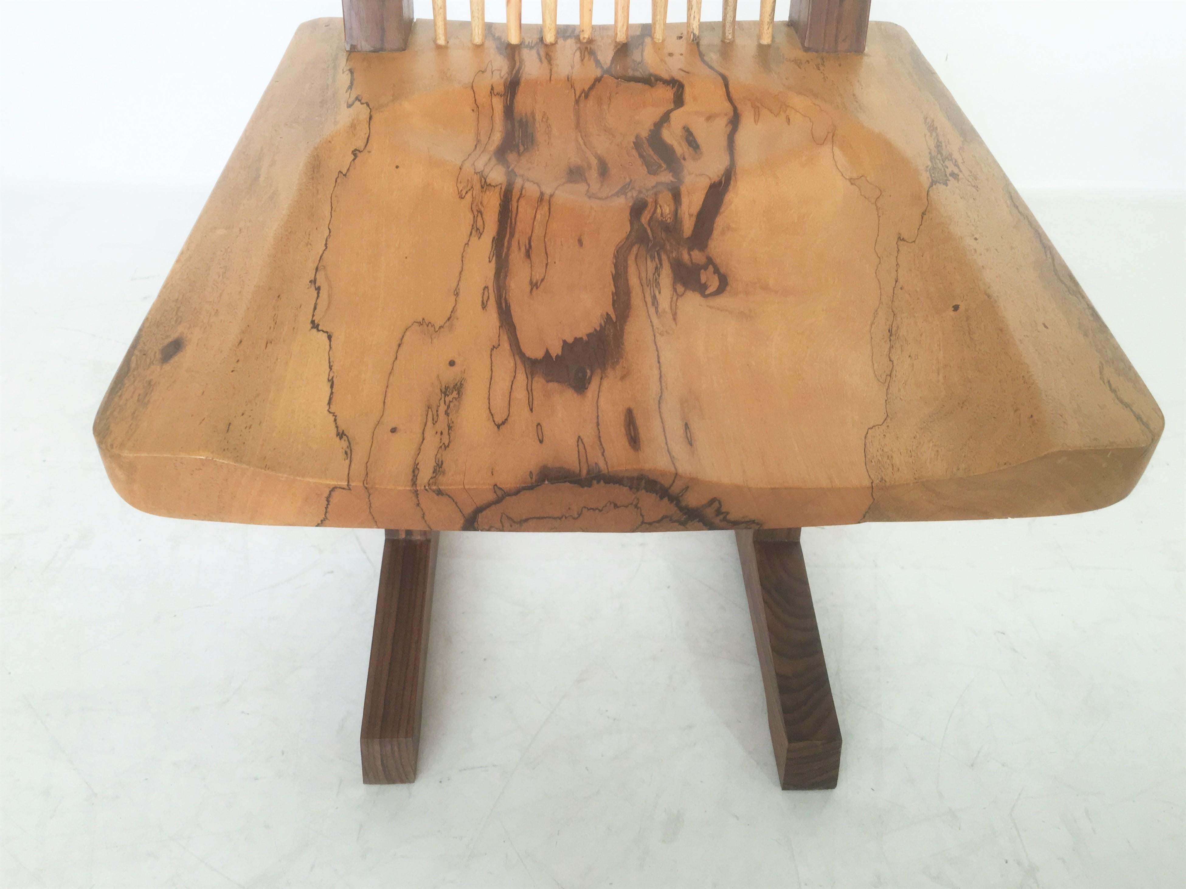 20ième siècle Vieille paire de chaises conoïdes:: d'après George Nakashima en vente