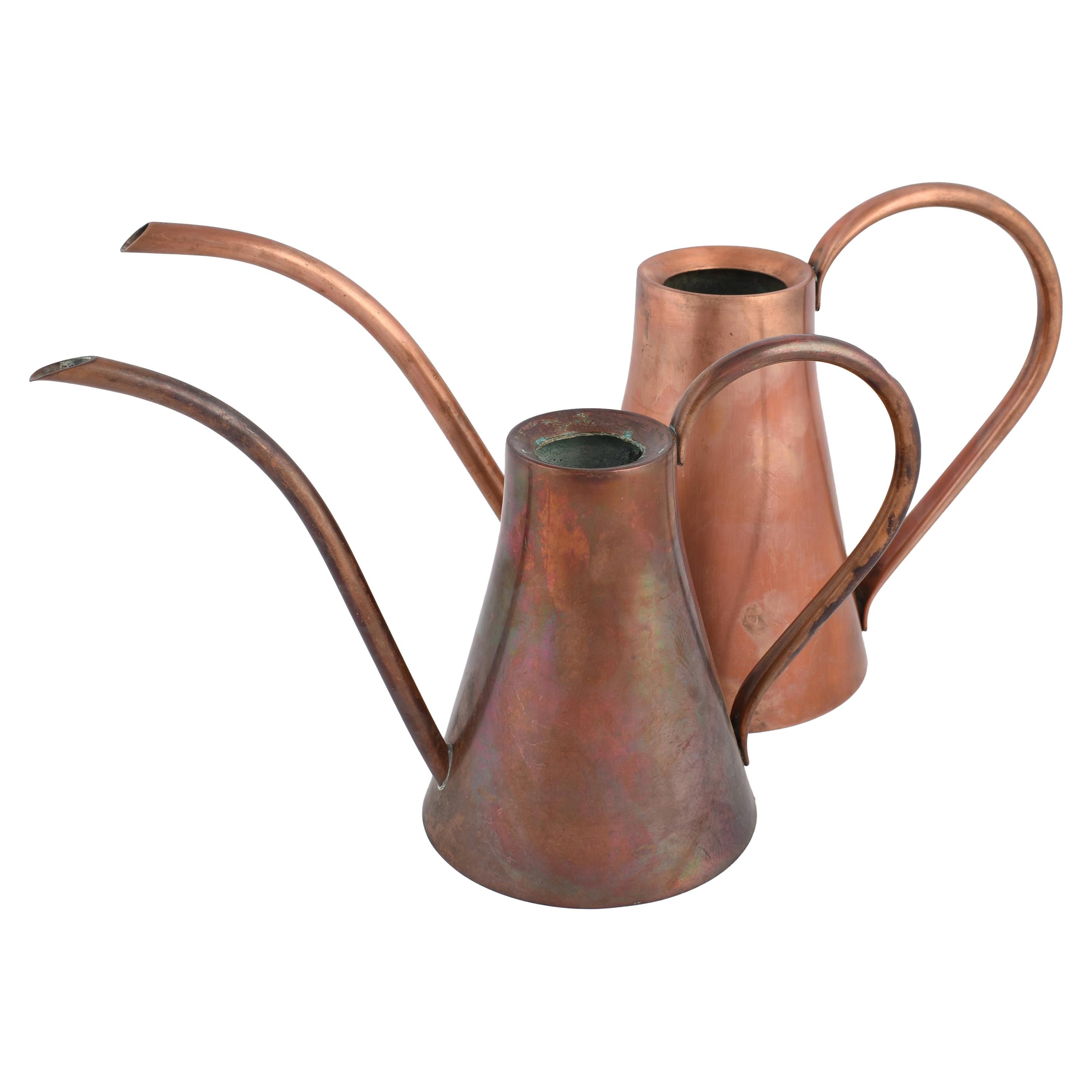 Vintage Pair of Copper Pitchers by Harald Buchrucker - Germany 1950s