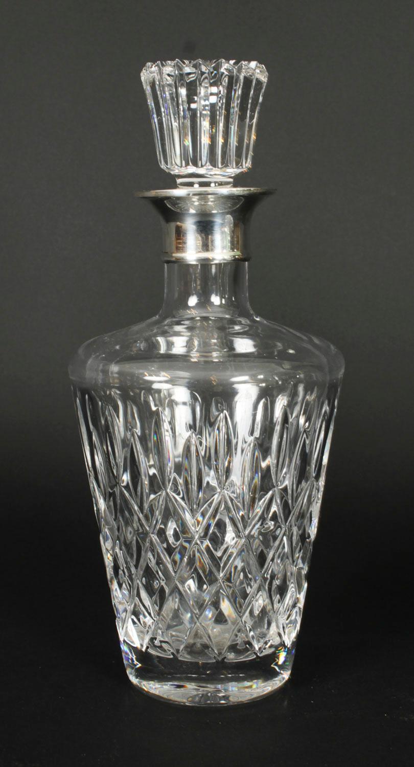 lead crystal decanter vintage