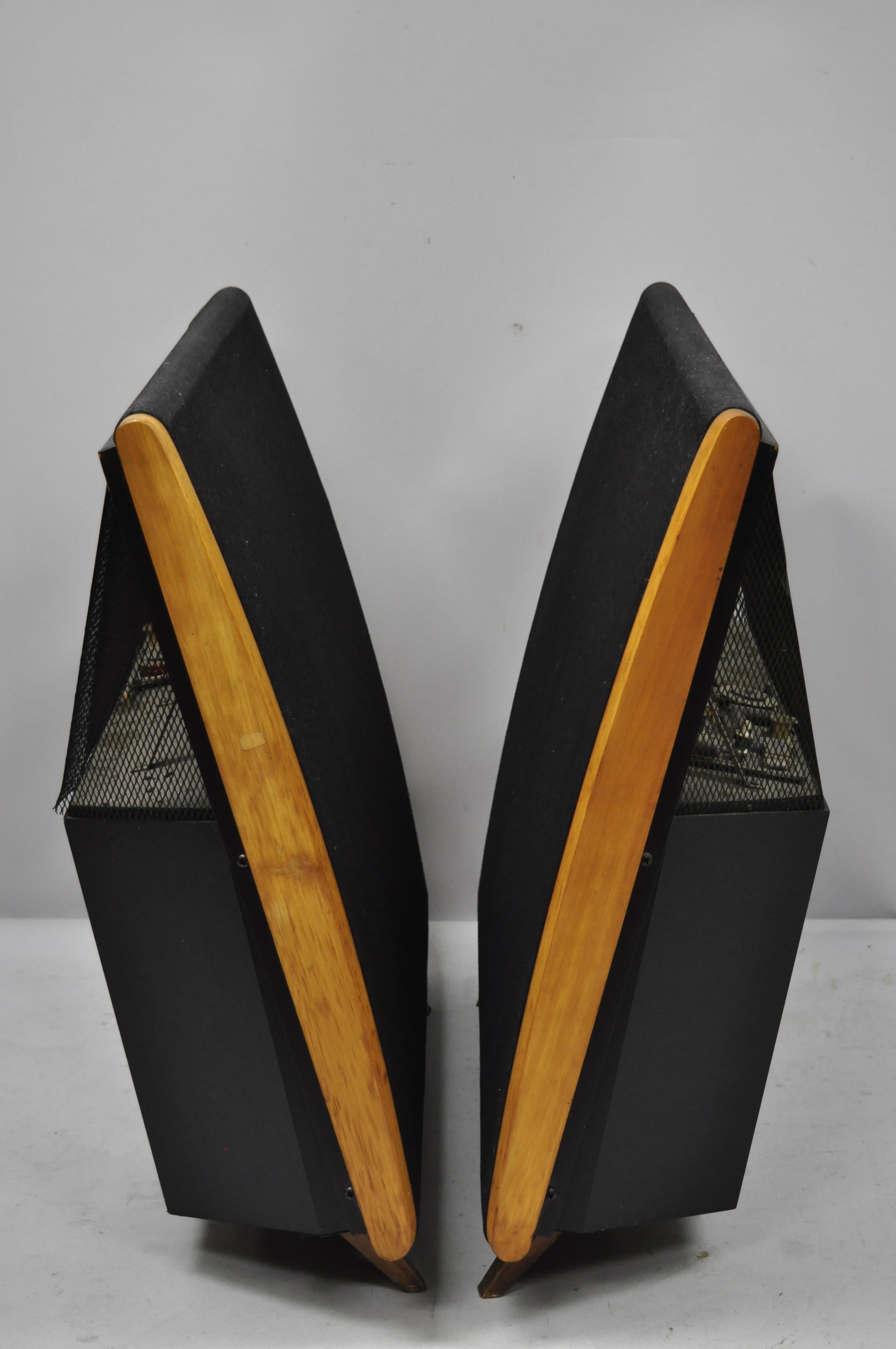 Vintage Pair of Dahlquist Phased Array Model DQ-10 Floor Speakers on Feet 2
