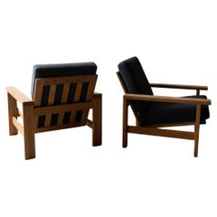 Vintage Pair of Danish Lounge Chairs from France, circa 1960