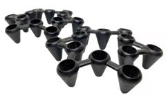 Vintage Pair of Danish Modern Spider Candle Holders Jens Quistgaard Dansk Style