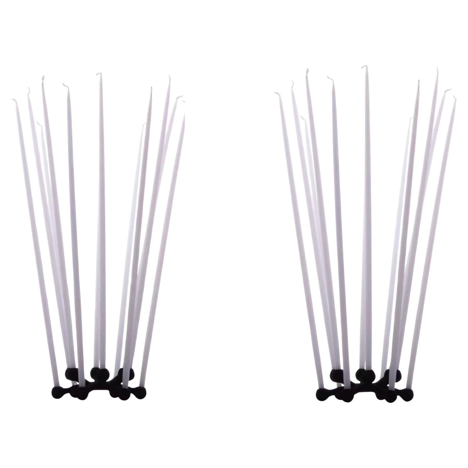 Vintage Pair of Danish Modern Spider Candle Holders Jens Quistgaard Dansk Style