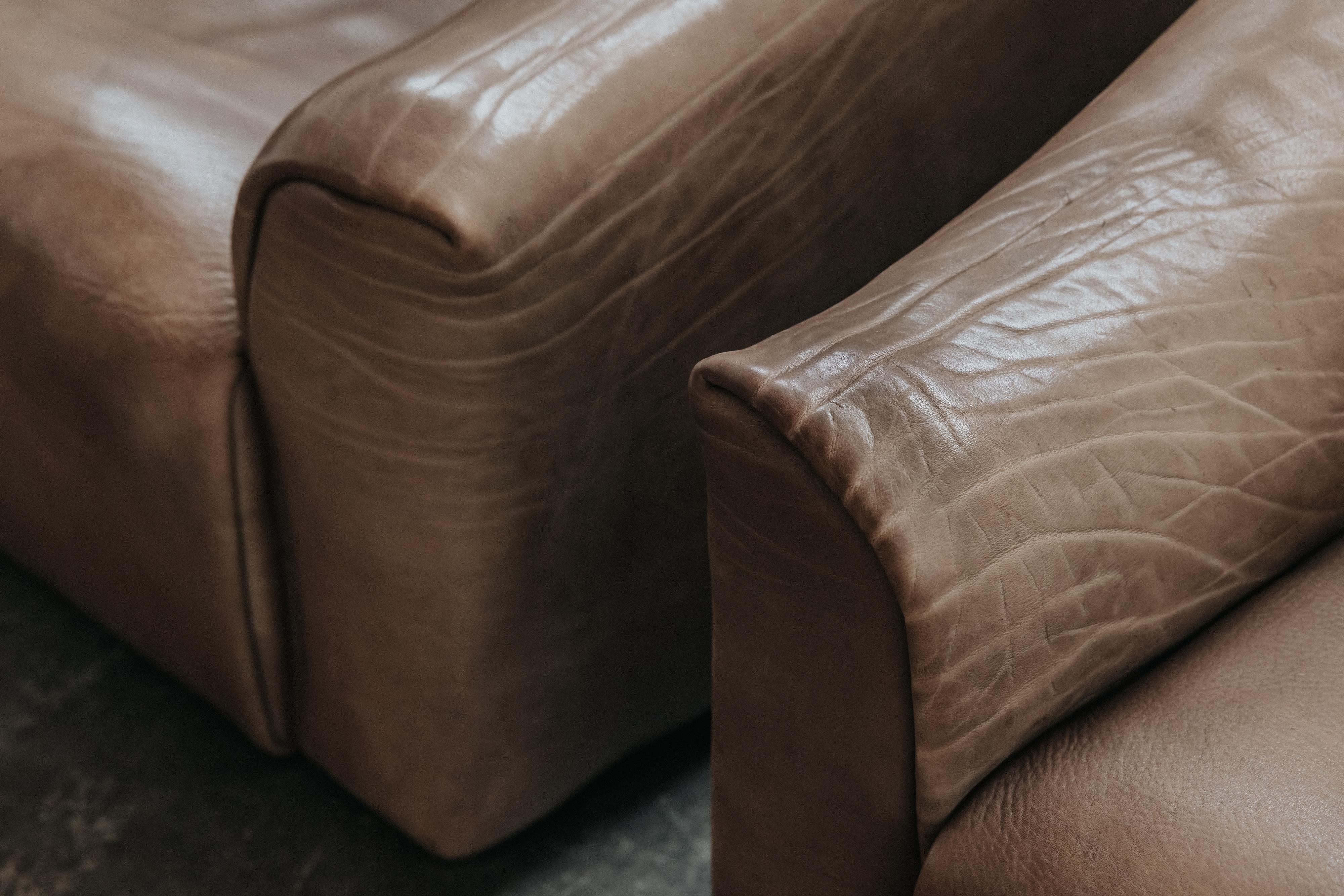 Paire de chaises longues De Sede DS47 de France, vers 1970 Bon état - En vente à Nashville, TN