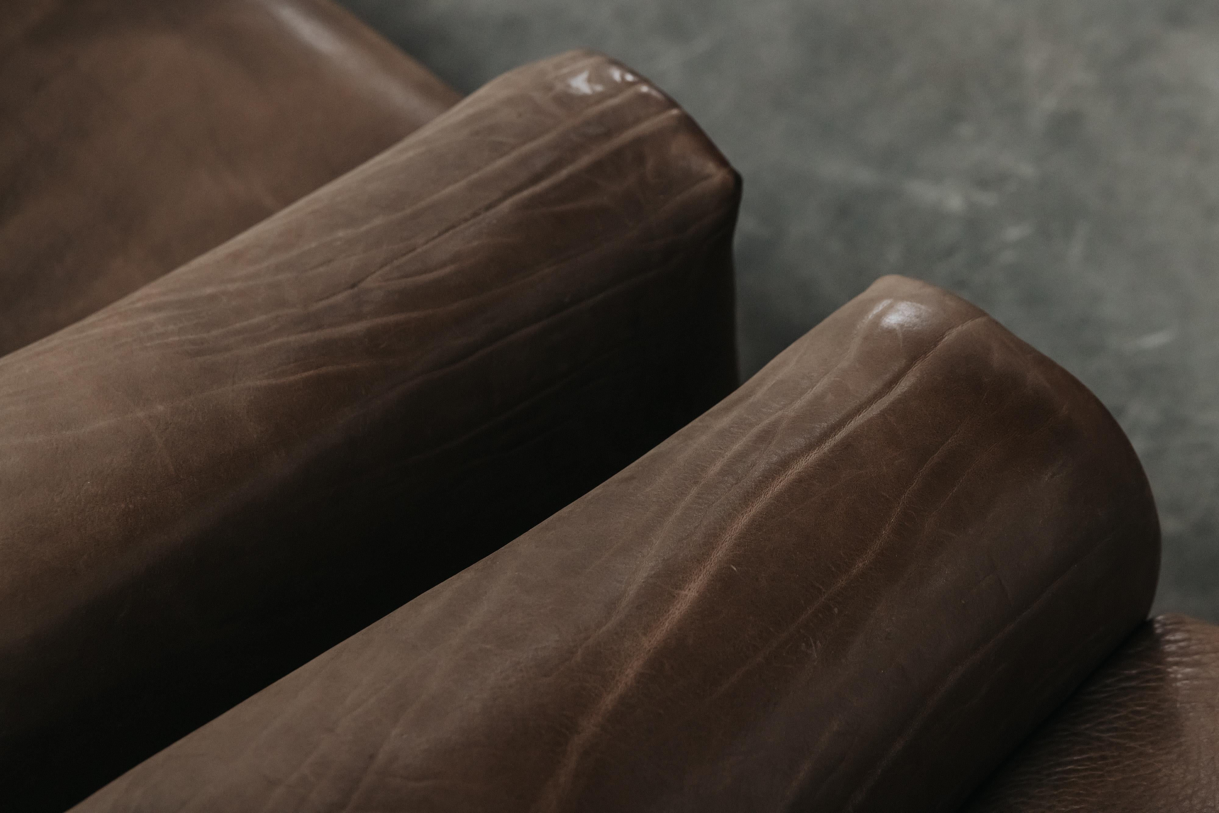 Fin du 20e siècle Paire de chaises longues De Sede DS47 de France, vers 1970 en vente