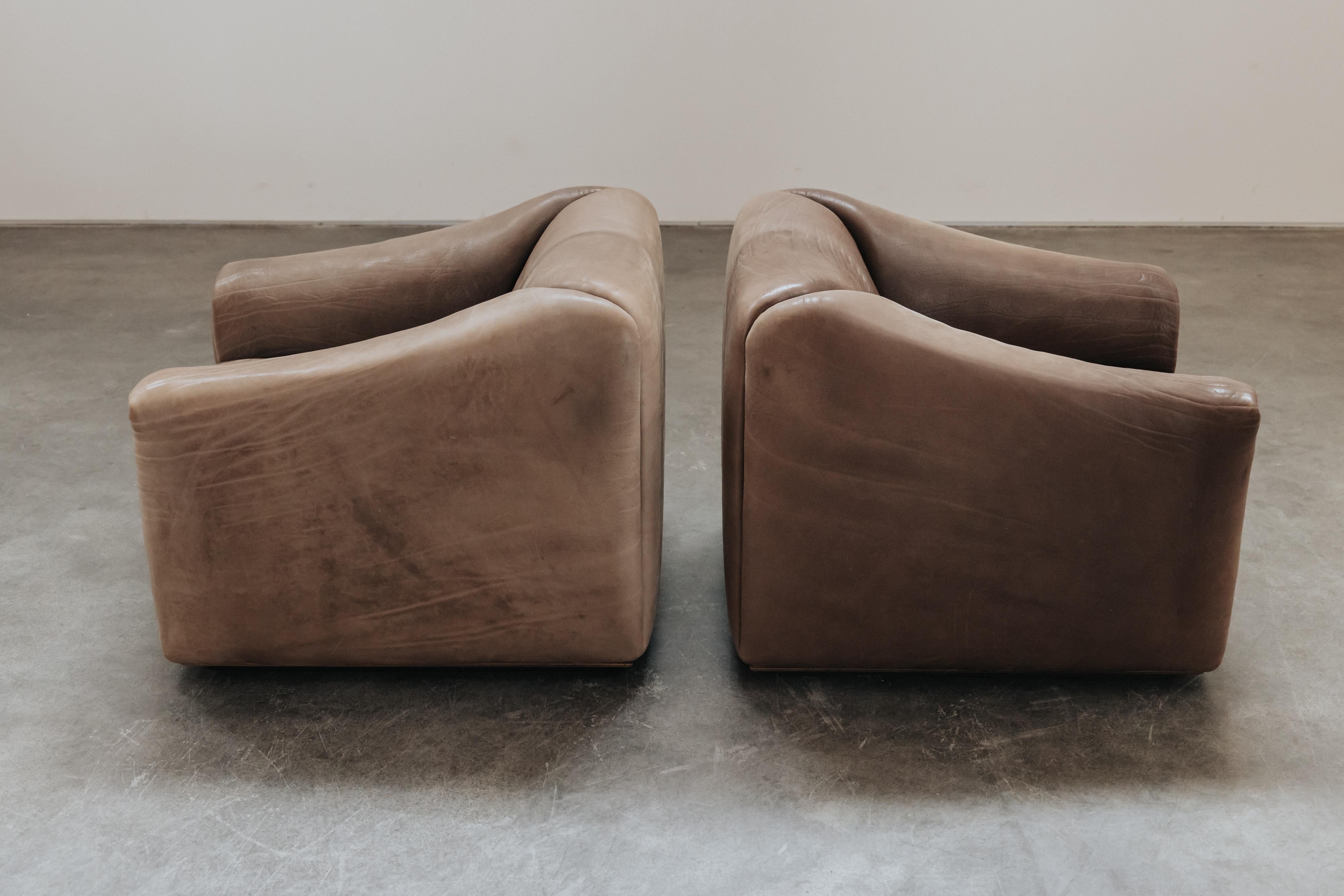 Paire de chaises longues De Sede DS47 de France, vers 1970 en vente 1