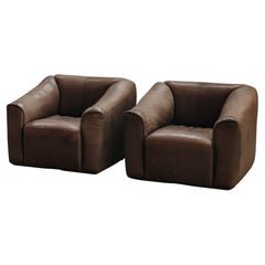 Pareja Vintage De Sillas De Sede DS47 De Francia, Circa 1970