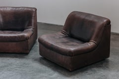Paar De Sede-Loungesessel im Vintage-Stil, Modell DS46, aus der Schweiz, um 1970