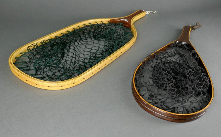 brodin fly fishing landing nets Upstream Wide Mouth Bamboo Net Long 12"- 16" / Black Full Rubber The Upstream wide mouth fly fishing net is handmade in South Carolina for fly fishermen looking for a vintage look hand made in the USA and is especially great for kayak fishing Brodin Frying Pan Float Tube