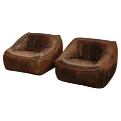 Vintage Pair of Gerard van den Berg 'Ringo' Lounge Chairs, Netherlands, 1970s