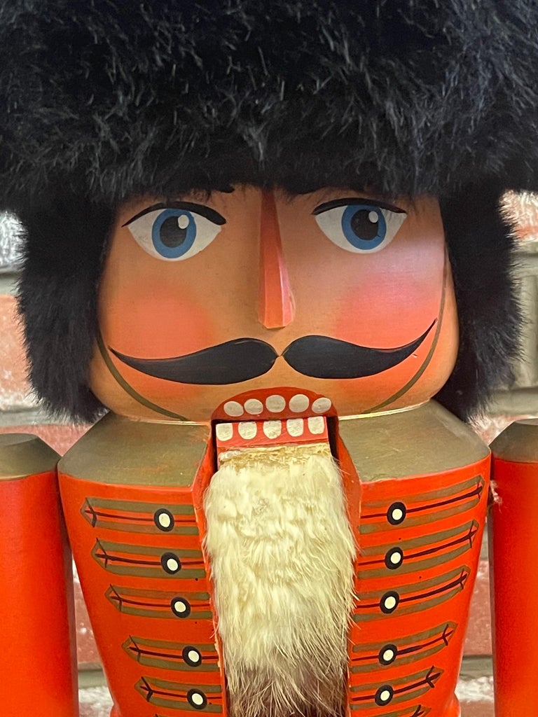 Vintage Pair of German Nutcracker Barstools by Volkmar Matthes at