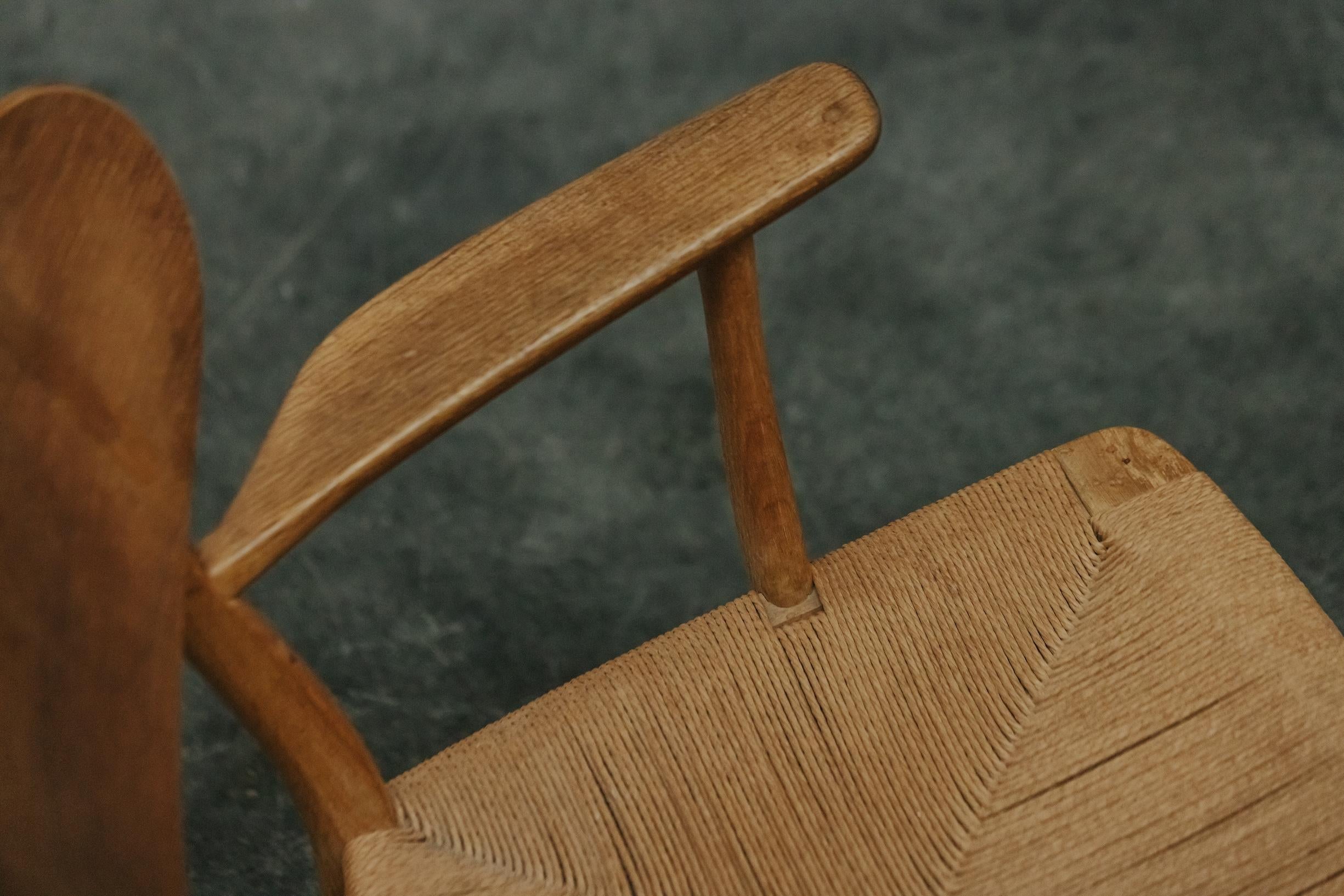 Paire de chaises longues Hans Wegner CIRCA du Danemark, Circa 1960 Bon état - En vente à Nashville, TN