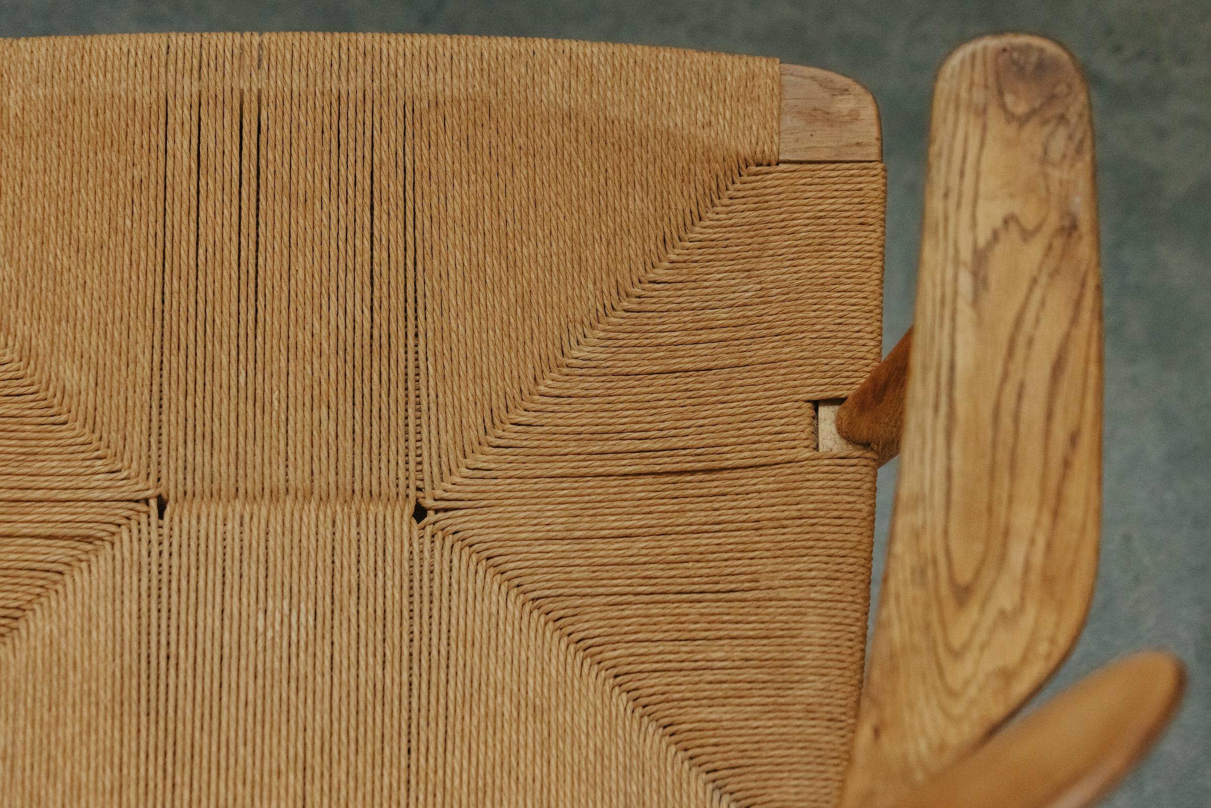 Milieu du XXe siècle Paire de chaises longues Hans Wegner CIRCA du Danemark, Circa 1960 en vente