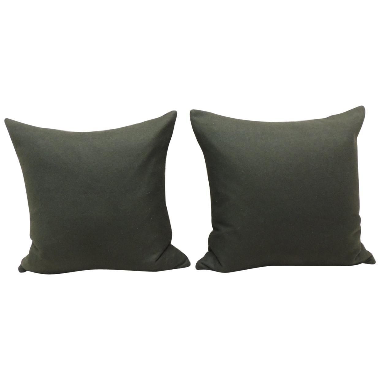 Pair of Vintage Burberry Wool Pillows by Mary Jane McCarty at 1stDibs