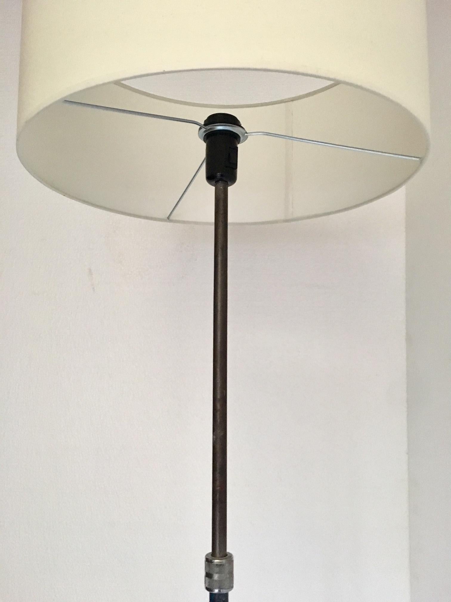 Spanish Vintage Pair of Industrial Floor Lamps For Sale
