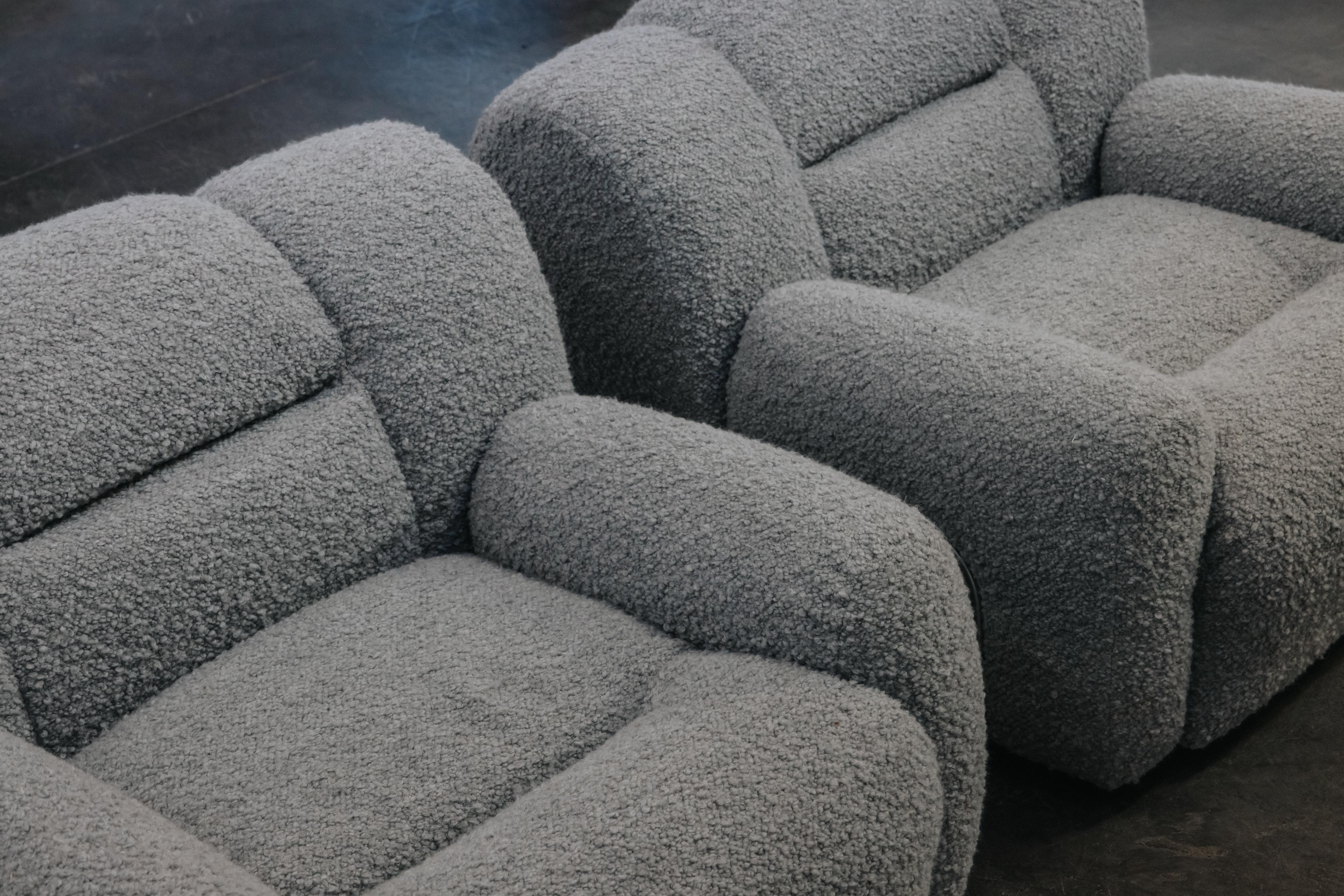Vintage Pair Of Italian Lounge Chairs From Italy, Circa 1970 4