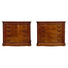 Ein Paar Vintage-Schränke im Chippendale-Stil aus Mahagoni von John Stuart