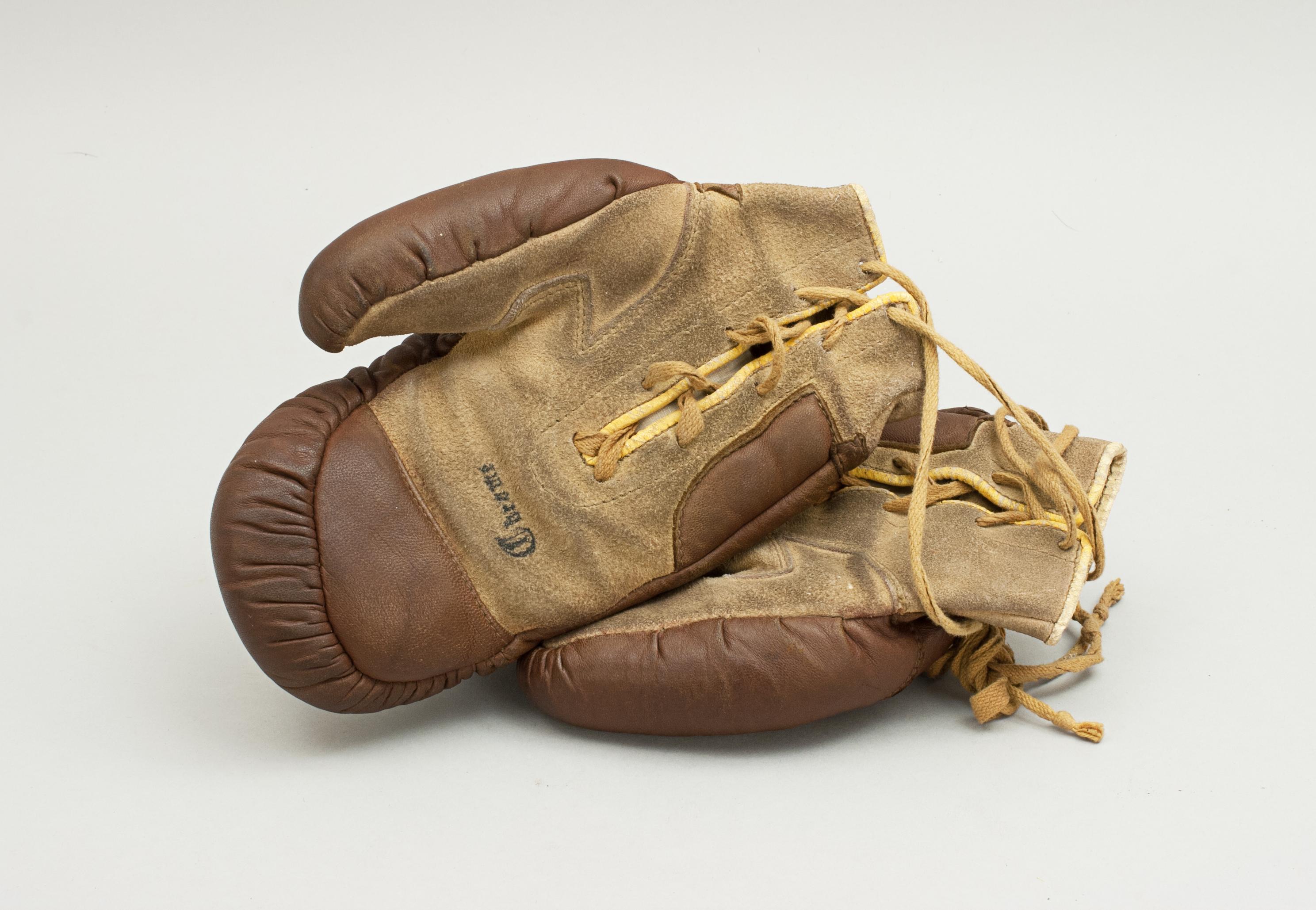 1940s boxing gloves