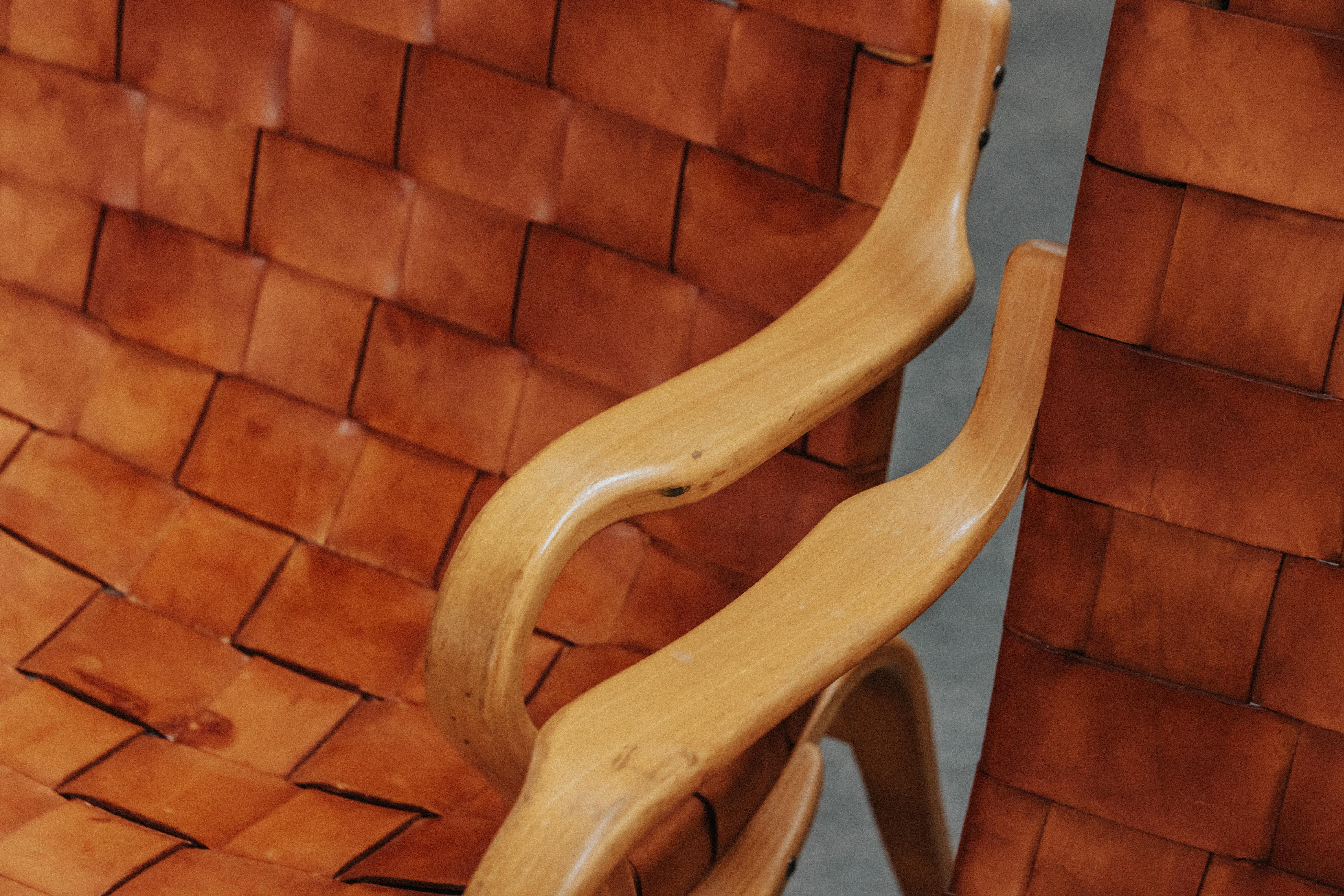 Paire de chaises longues Bruno Mathsson de Suède, vers 1970 en vente 2