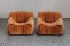 Coppia di sedie da salotto Cinna (Ligne Roset) d'epoca provenienti dalla Francia, CIRCA 1970