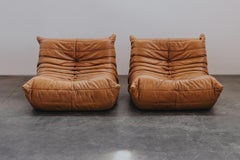 Vintage Pair Of Ligne Roset Togo Lounge Chairs From France, Circa 1970s