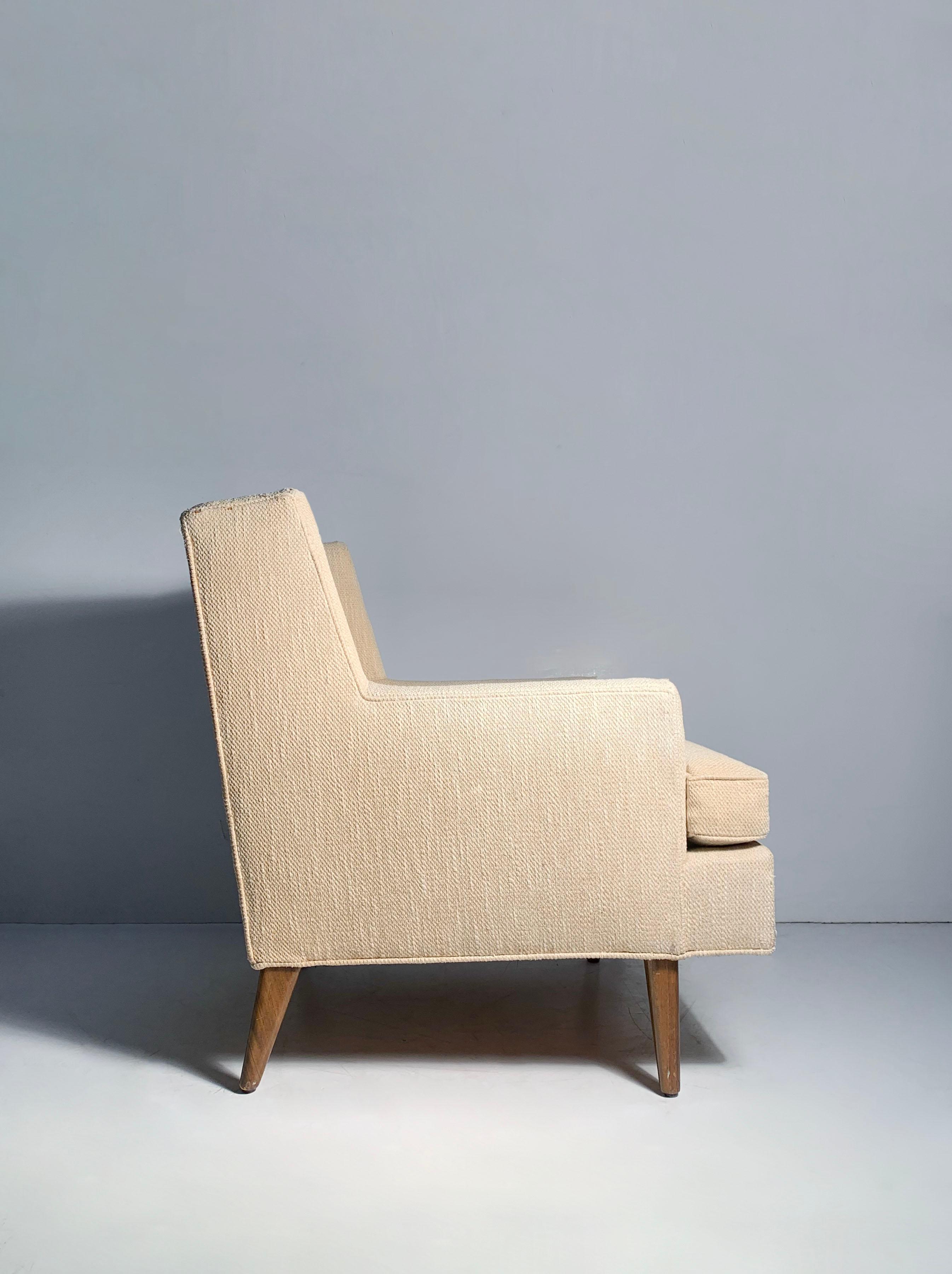 Mid-Century Modern Belle paire de chaises longues vintage à la manière d'Edward Wormley pour Dunbar en vente