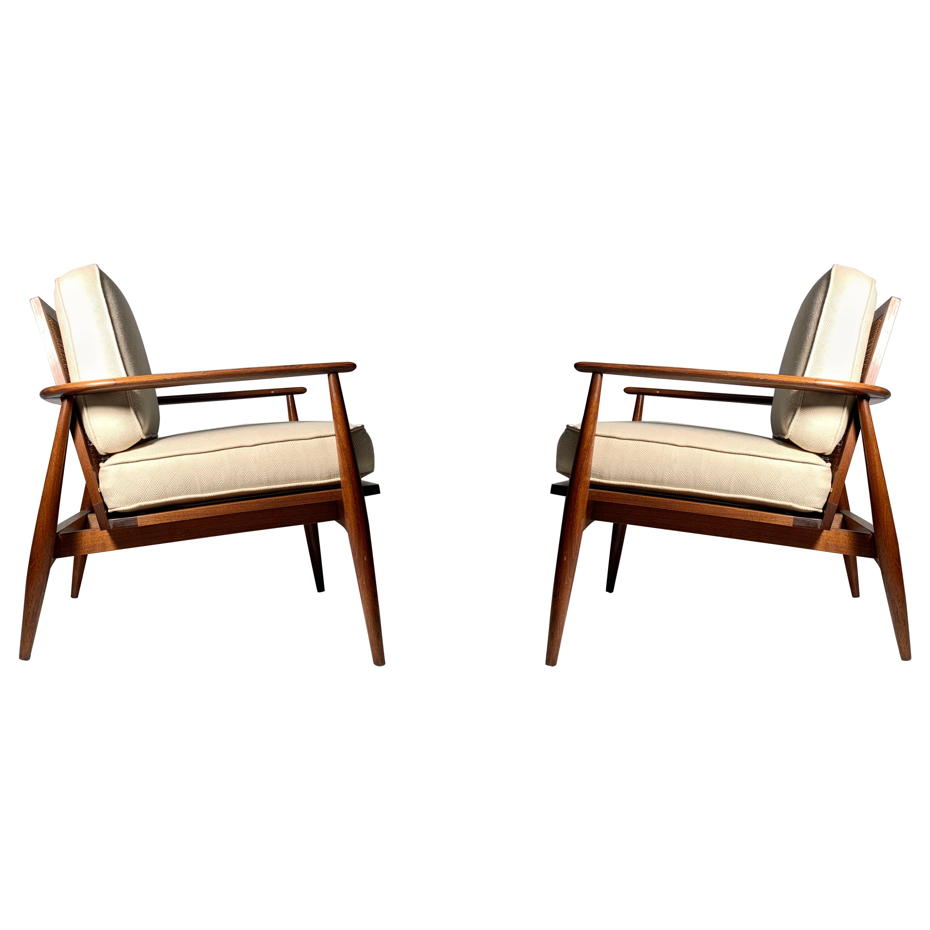 Coppia di sedie da salotto vintage di Lawrence Peabody per Richardson Nemschoff