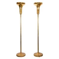 Vintage Pair of Luminator Floor Lamps, Italy, 1960s Vintage Pair of Luminator Floor Lamps, Italy, 1960s