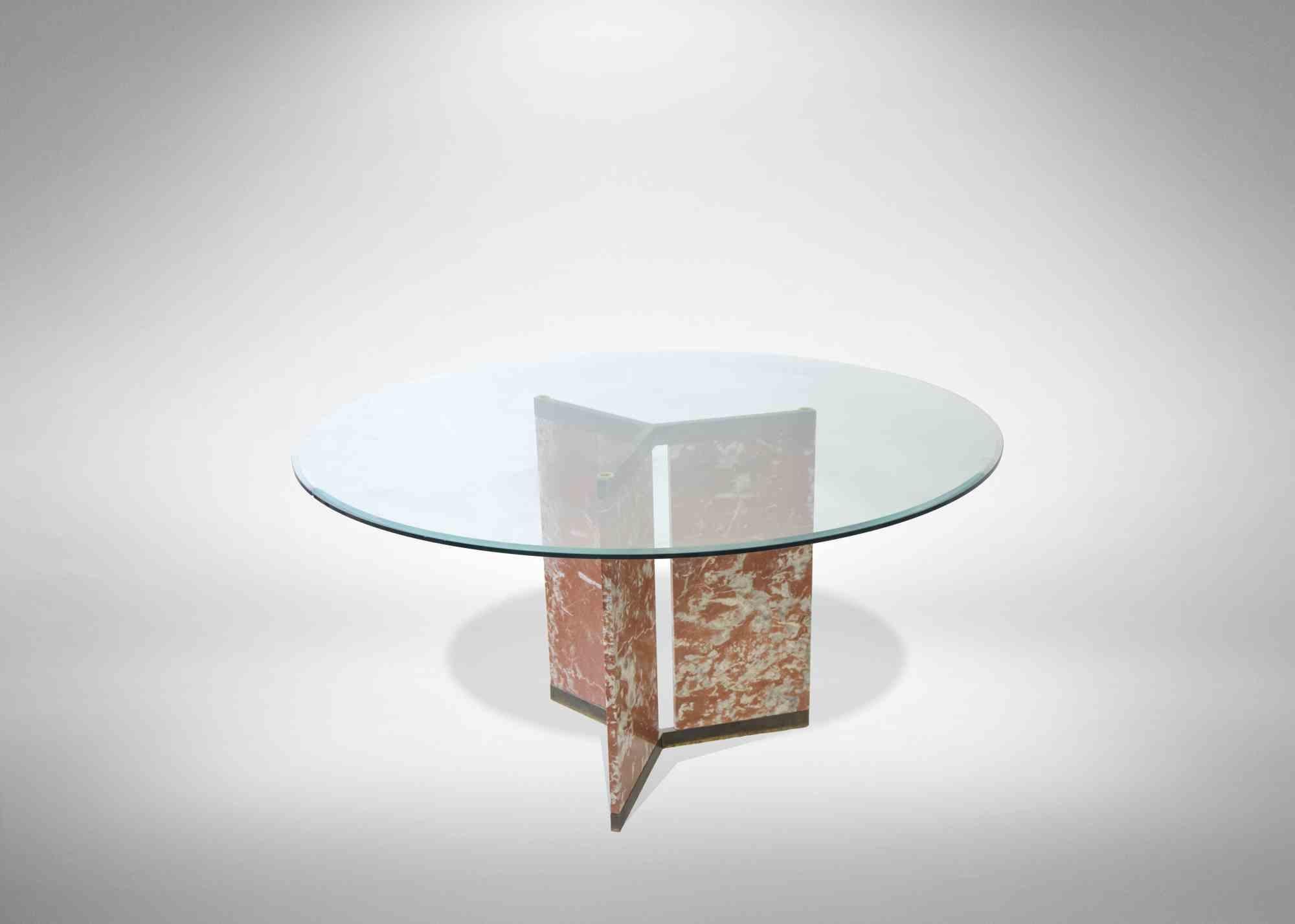 Paire de tables basses vintage en marbre, Italie, années 1970 en vente 1
