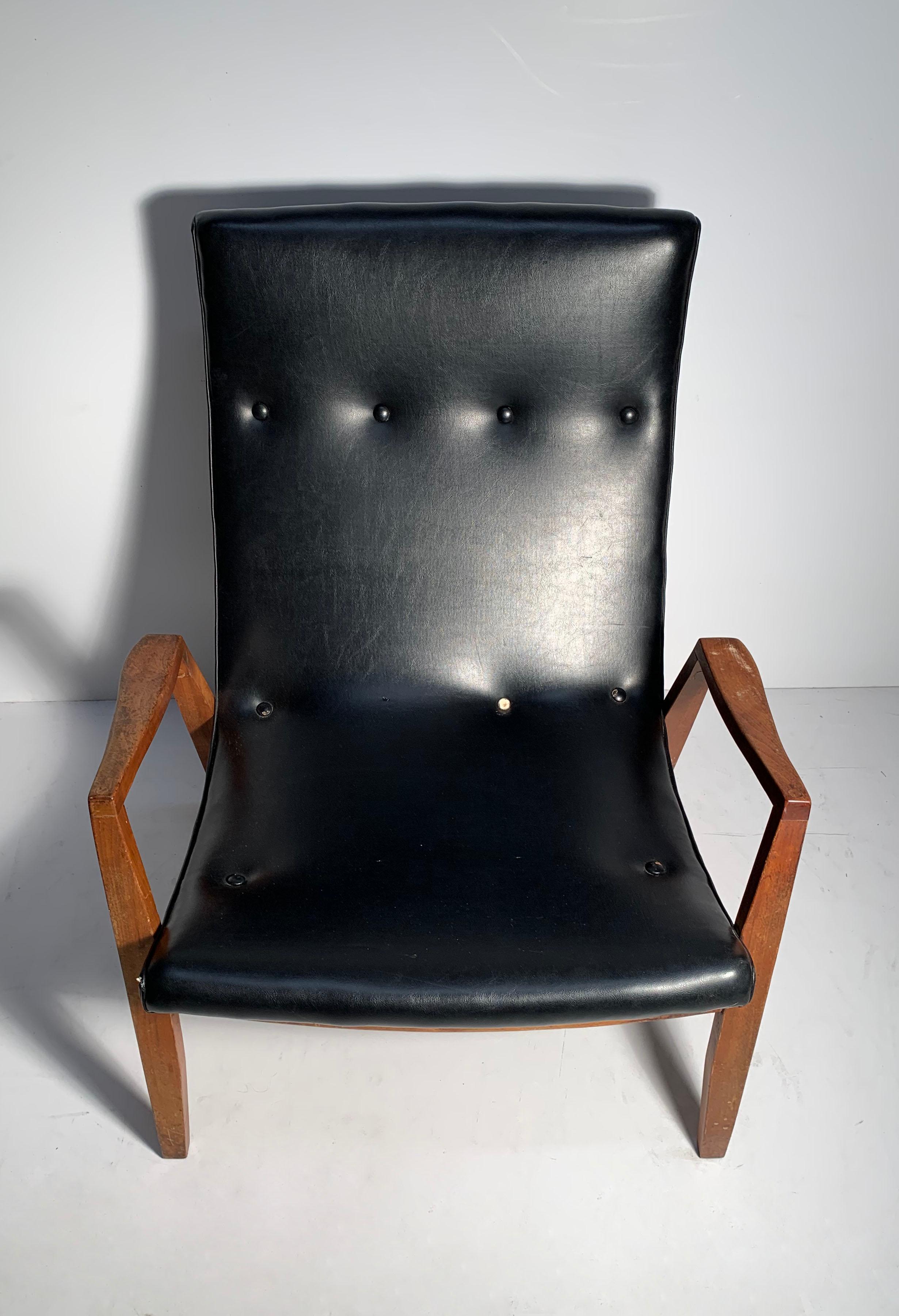 scoop chair mid century