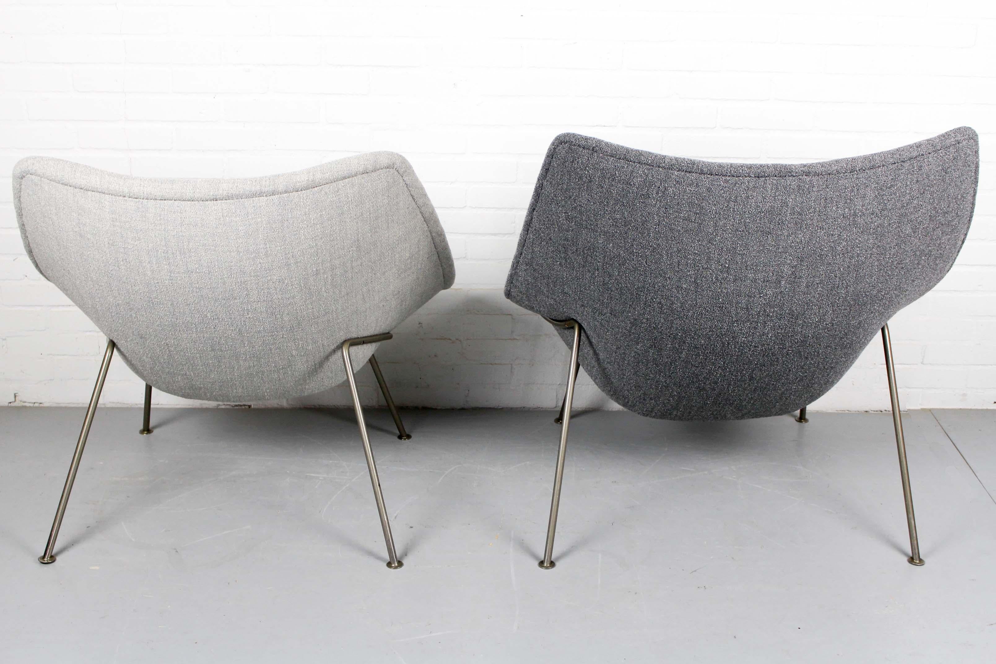 Vintage Pair of Oyster Chairs ‘Big & Little’ by Pierre Paulin, Artifort, 1960s 5