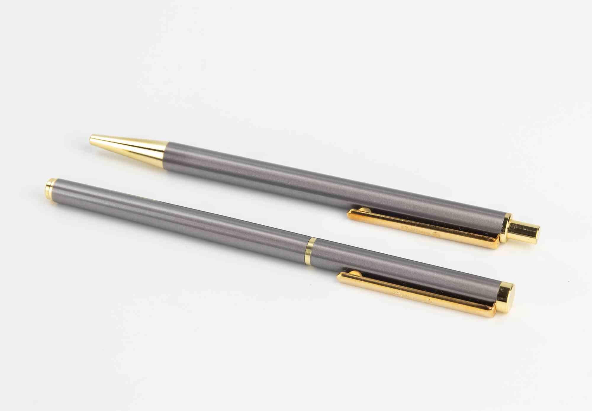 Pareja de plumas vintage de Pelikan, años 90 en Bueno estado para la venta en Roma, IT