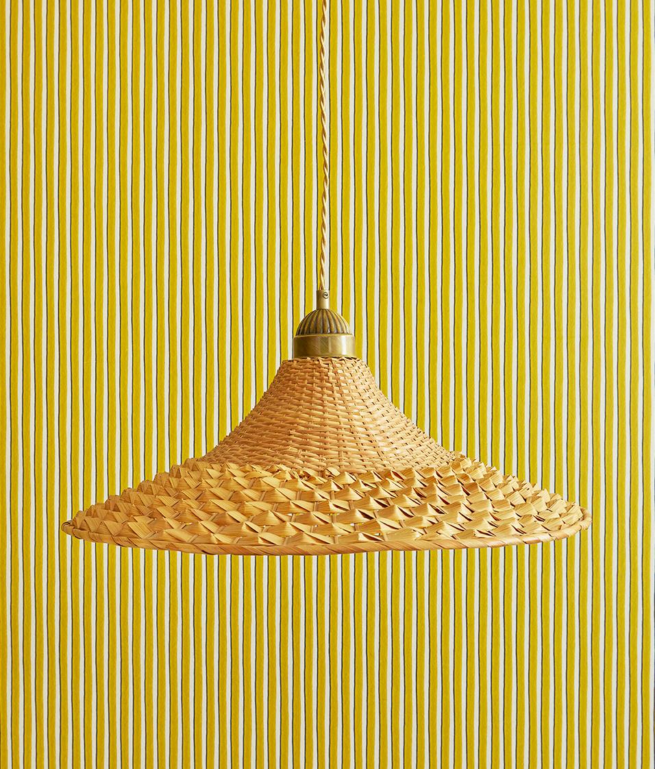 Italy, 1960's

Rattan ceiling lamp.

A pair is available.

H 23 x Ø 50 cm