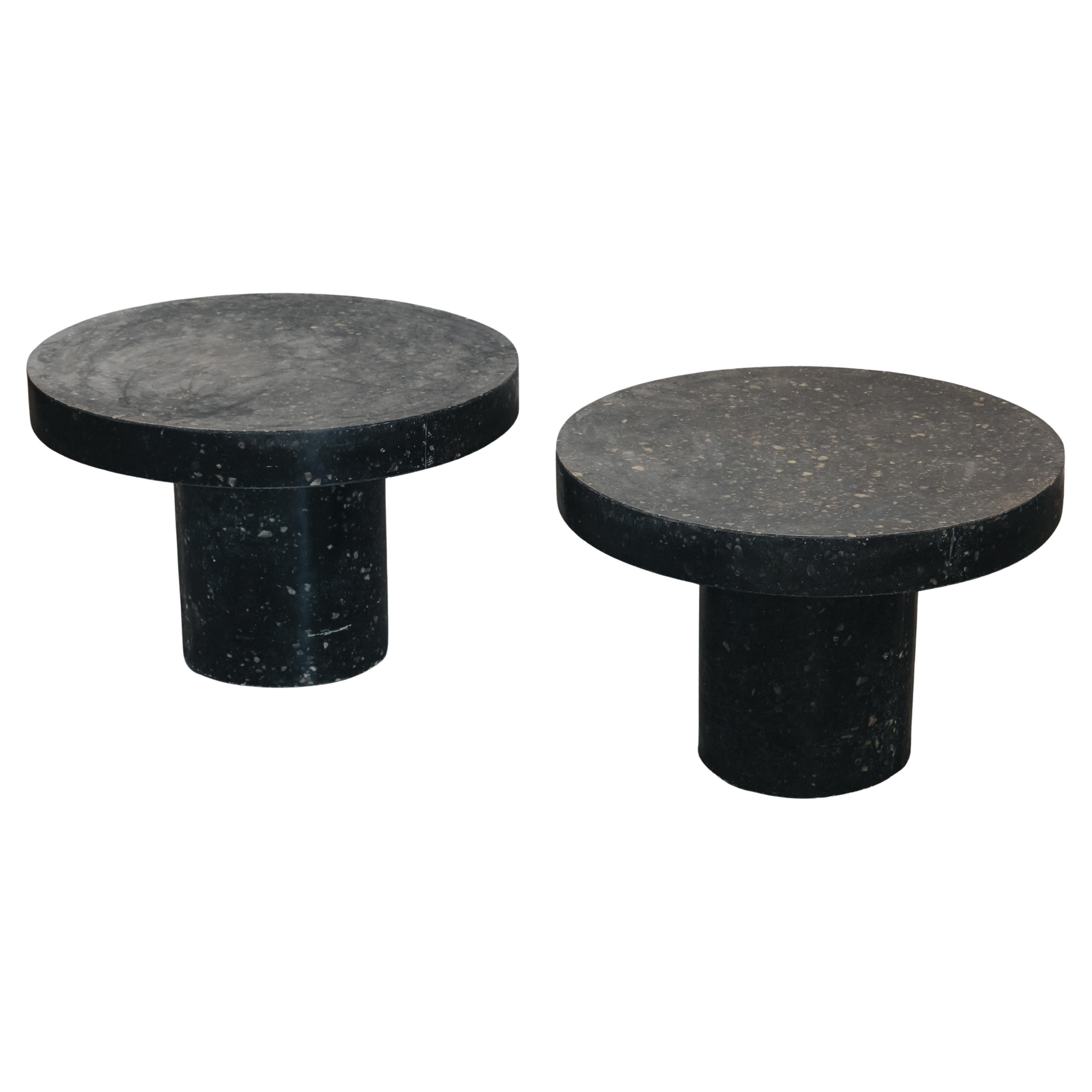 Vintage Pair of Resin Tables From Sweden, Circa 1990 For Sale
