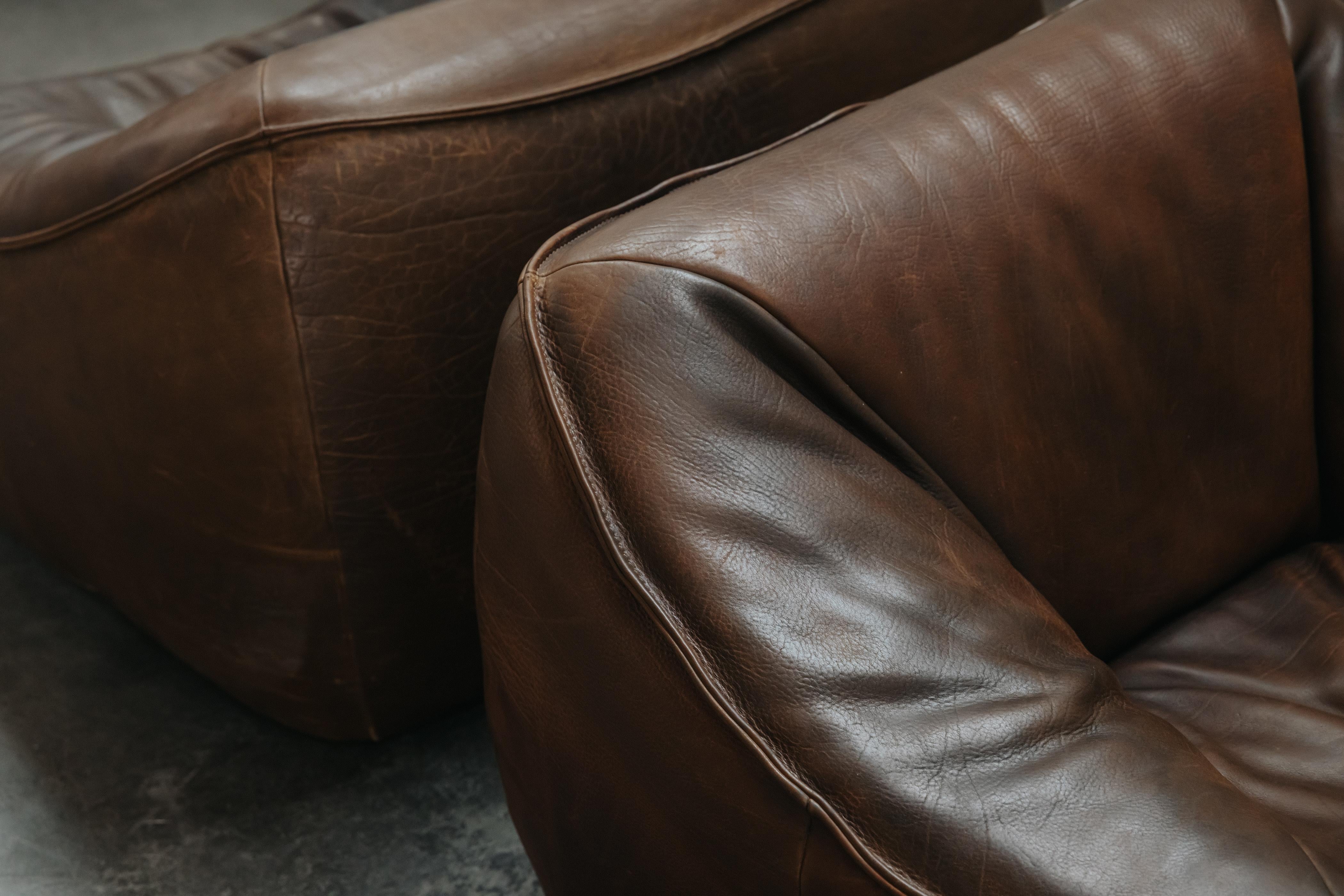 Vintage Pair Of Ringo Chairs By Gerard Van Den Berg, Netherlands, Circa 1970 For Sale 2
