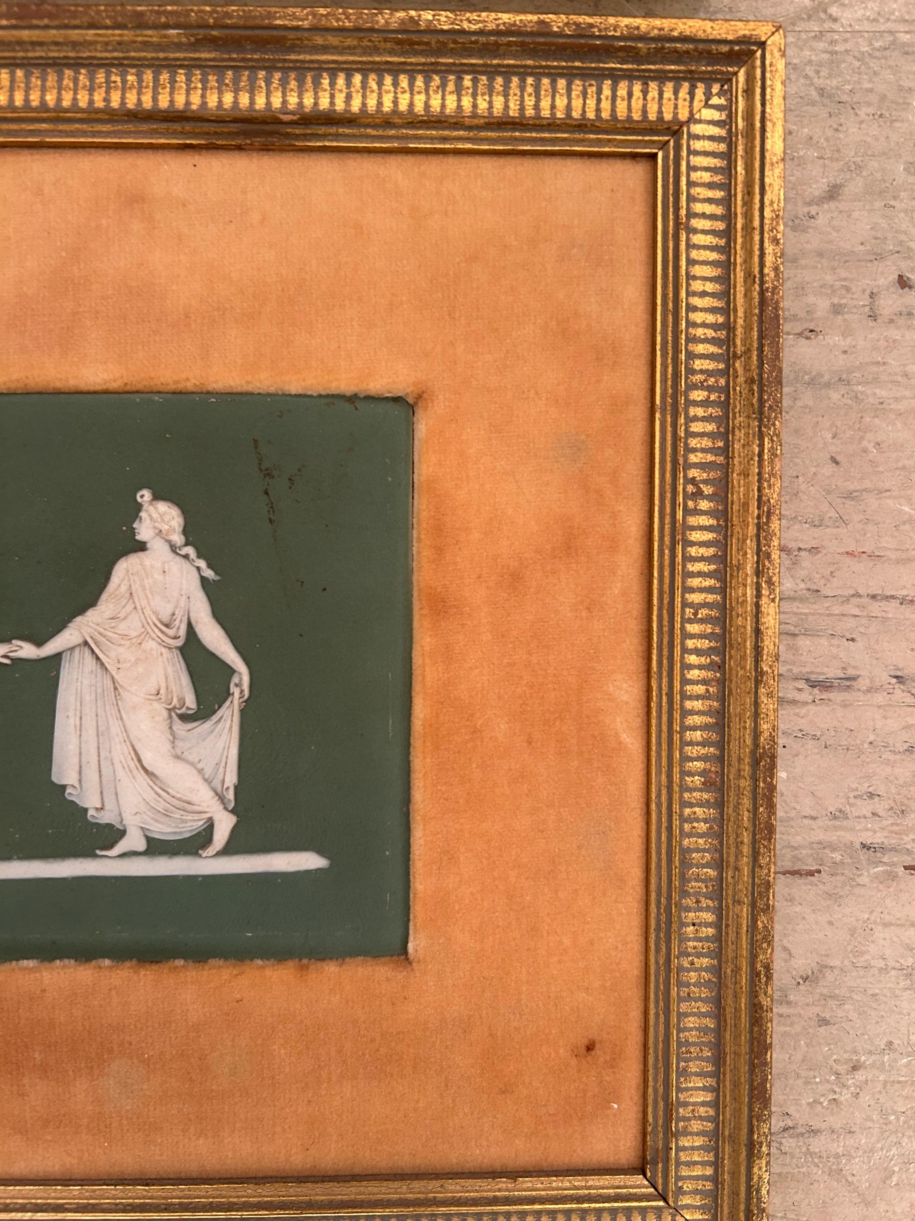 Americano Coppia di romantiche figure di Wedgewood d'epoca in vendita