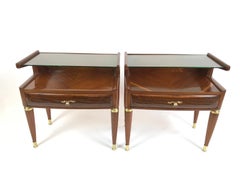 Vintage Pair of Rosewood Bedside Tables