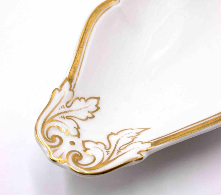 Vintage Richard Ginori White Porcelain Saucieres, Italy, 1950s