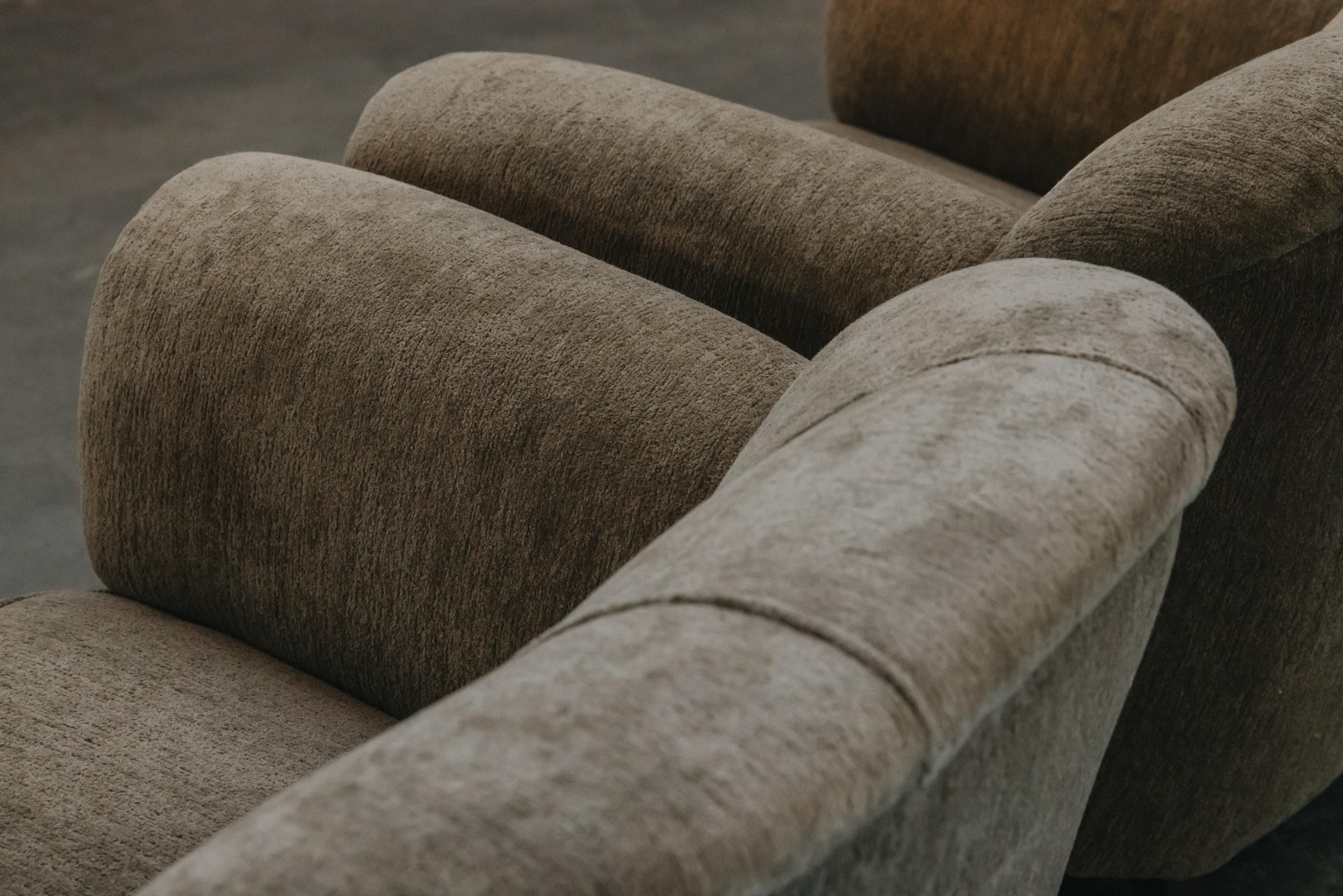 Paire de chaises longues festonnées du Danemark, Circa Vintage 1950 en vente 5