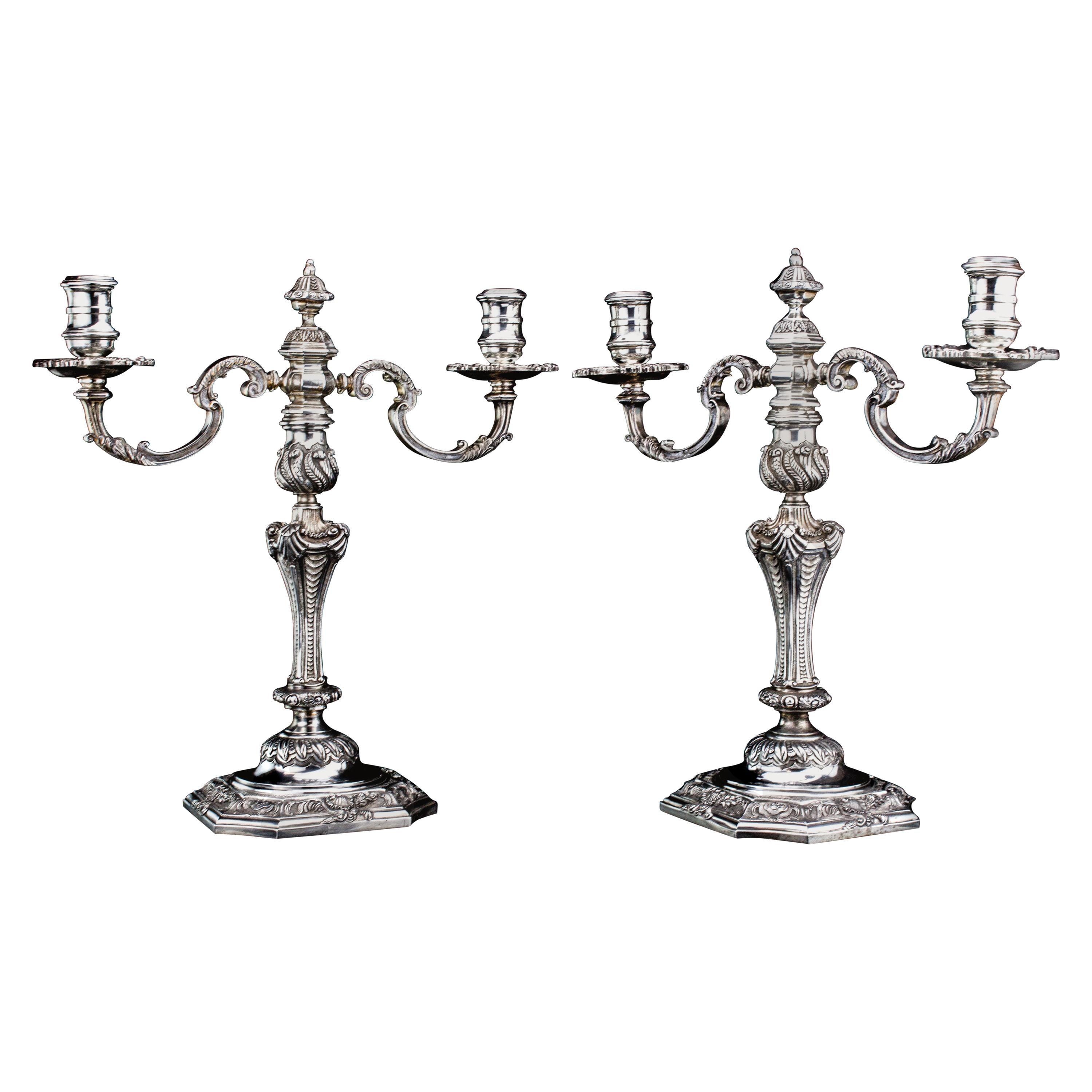Pair of Regency Ormolu Candelabra For Sale at 1stDibs