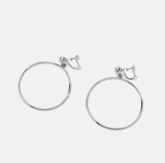 Vintage pair of Swedish earrings, 1950s.