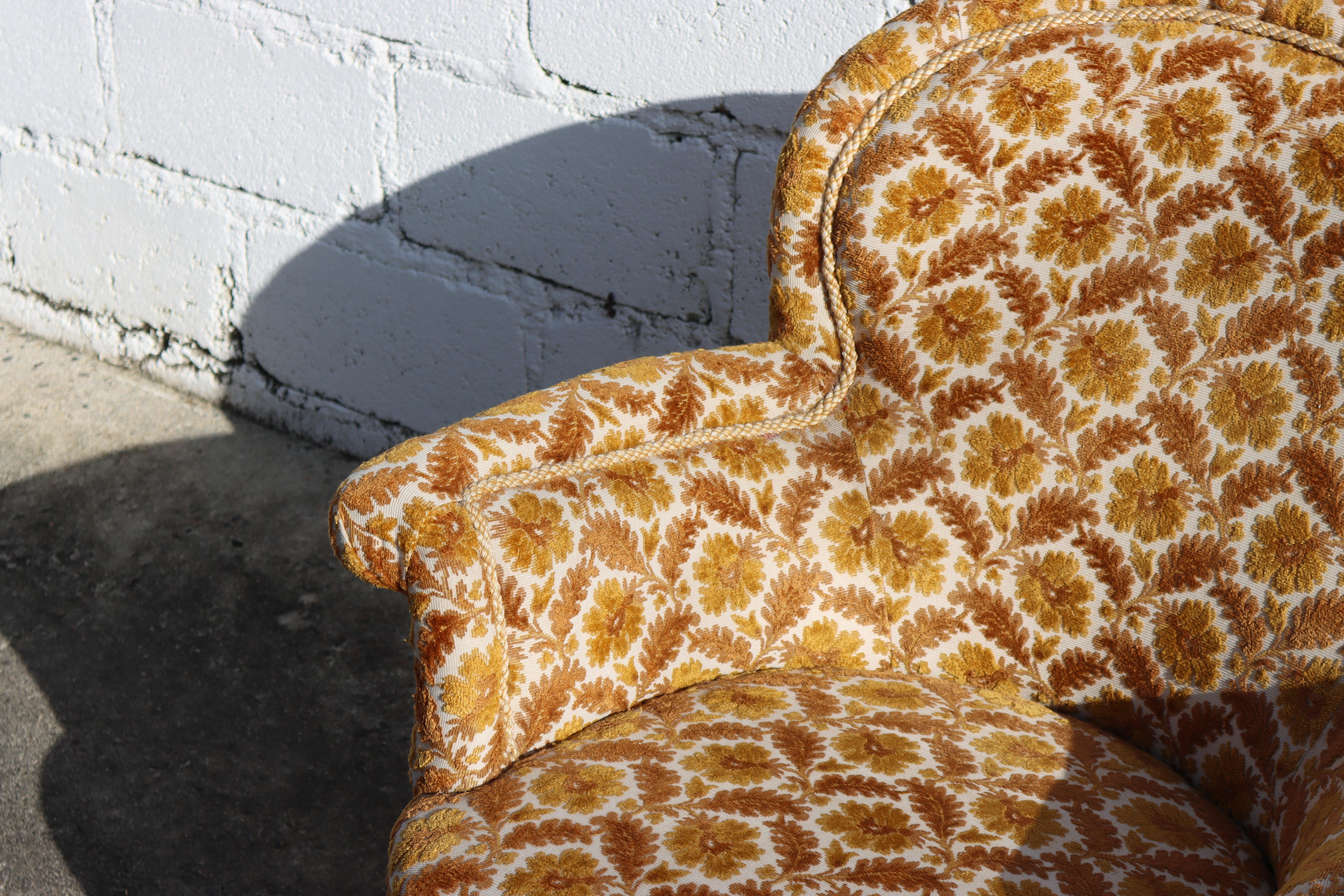 Vintage Pair of Toad Armchairs-Crapaud Seater-Lounge Seats-50s 5